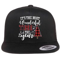 It's The Most Wonderful Time Of The Year Christmas Tree Holiday Flatbill Hat