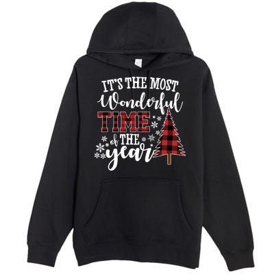 It's The Most Wonderful Time Of The Year Christmas Tree Holiday Premium Pullover Hoodie
