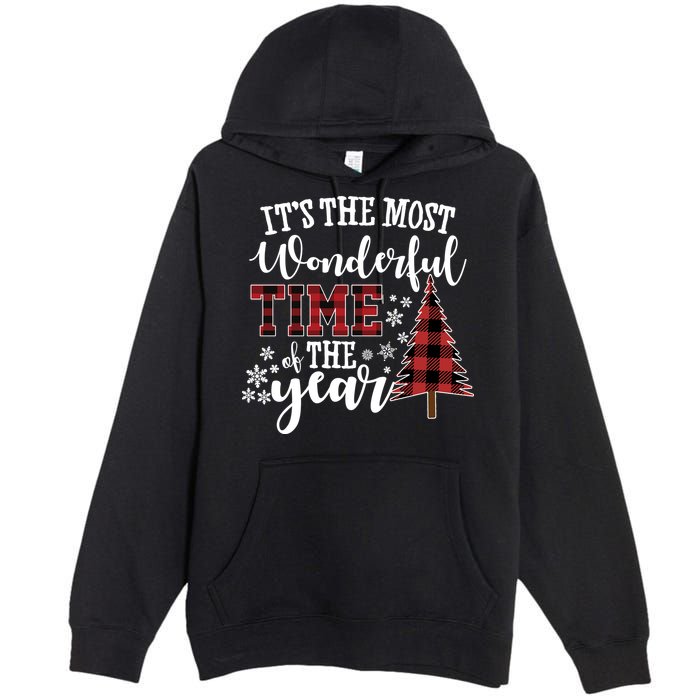It's The Most Wonderful Time Of The Year Christmas Tree Holiday Premium Pullover Hoodie