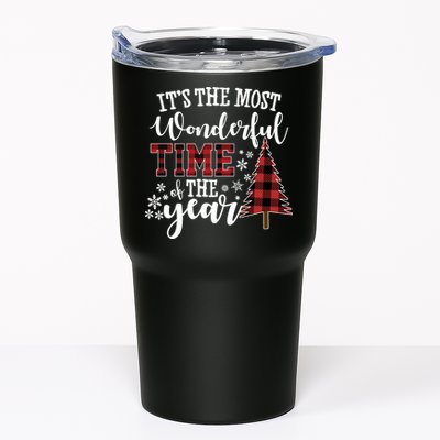 It's The Most Wonderful Time Of The Year Christmas Tree Holiday Tumbler