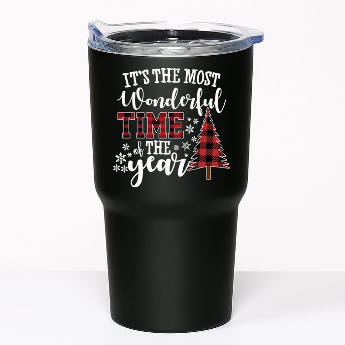 It's The Most Wonderful Time Of The Year Christmas Tree Holiday Tumbler