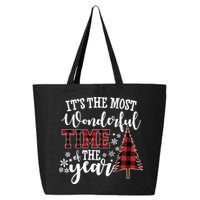 It's The Most Wonderful Time Of The Year Christmas Tree Holiday 25L Jumbo Tote