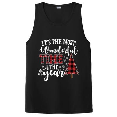 It's The Most Wonderful Time Of The Year Christmas Tree Holiday PosiCharge Competitor Tank