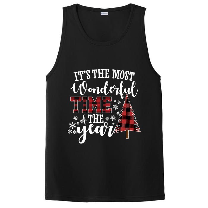 It's The Most Wonderful Time Of The Year Christmas Tree Holiday PosiCharge Competitor Tank