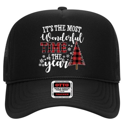 It's The Most Wonderful Time Of The Year Christmas Tree Holiday Trucker Hat