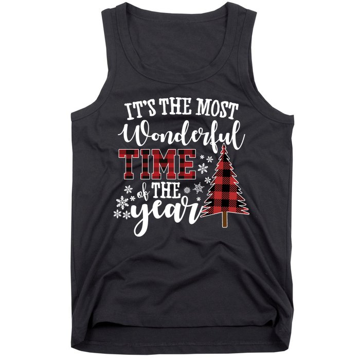 It's The Most Wonderful Time Of The Year Christmas Tree Holiday Tank Top