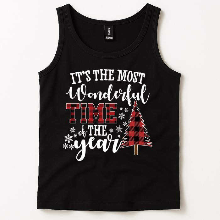 It's The Most Wonderful Time Of The Year Christmas Tree Holiday Tank Top