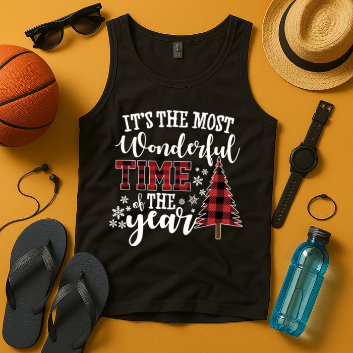 It's The Most Wonderful Time Of The Year Christmas Tree Holiday Tank Top