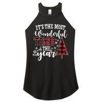 It's The Most Wonderful Time Of The Year Christmas Tree Holiday Women's Perfect Tri Rocker Tank