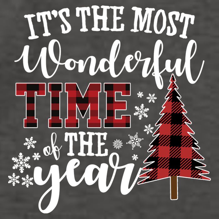 It's The Most Wonderful Time Of The Year Christmas Tree Holiday Vector Backpack