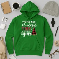 It's The Most Wonderful Time Of The Year Christmas Tree Holiday Hoodie
