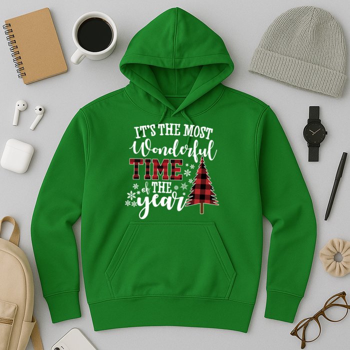 It's The Most Wonderful Time Of The Year Christmas Tree Holiday Hoodie