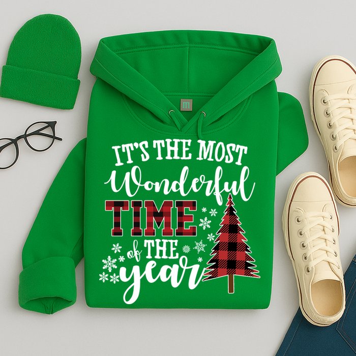 It's The Most Wonderful Time Of The Year Christmas Tree Holiday Hoodie