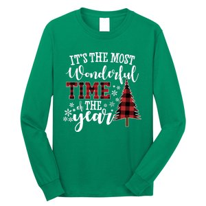 It's The Most Wonderful Time Of The Year Christmas Tree Holiday Long Sleeve Shirt