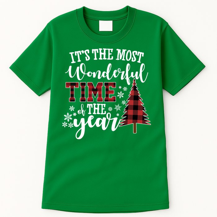 It's The Most Wonderful Time Of The Year Christmas Tree Holiday Tall T-Shirt