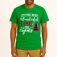 It's The Most Wonderful Time Of The Year Christmas Tree Holiday Tall T-Shirt