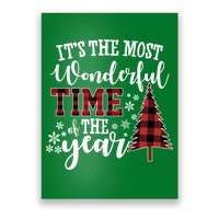 It's The Most Wonderful Time Of The Year Christmas Tree Holiday Poster