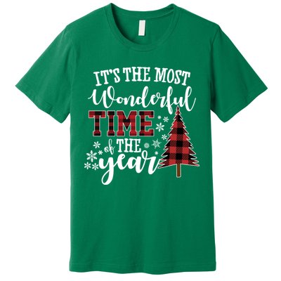 It's The Most Wonderful Time Of The Year Christmas Tree Holiday Premium T-Shirt
