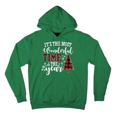 It's The Most Wonderful Time Of The Year Christmas Tree Holiday Tall Hoodie