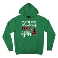 It's The Most Wonderful Time Of The Year Christmas Tree Holiday Tall Hoodie