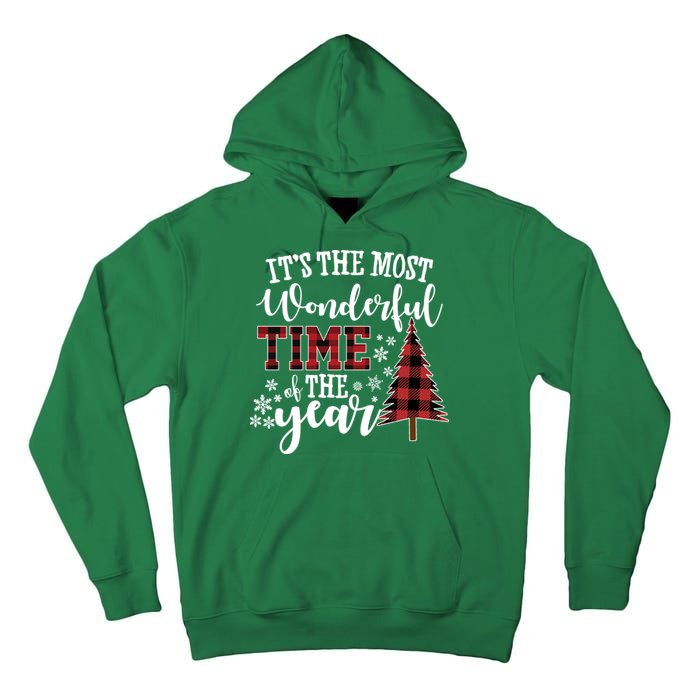 It's The Most Wonderful Time Of The Year Christmas Tree Holiday Tall Hoodie