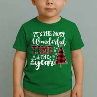 It's The Most Wonderful Time Of The Year Christmas Tree Holiday Toddler T-Shirt