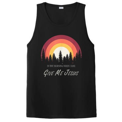 In The Morning When I Rise Give Me Jesus PosiCharge Competitor Tank