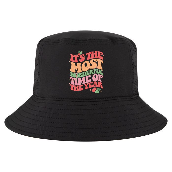 Its The Most Wonderful Time Of The Year Christmas Groovy Cool Comfort Performance Bucket Hat