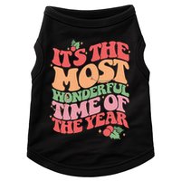 Its The Most Wonderful Time Of The Year Christmas Groovy Doggie Tank