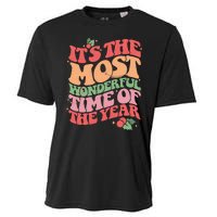 Its The Most Wonderful Time Of The Year Christmas Groovy Cooling Performance Crew T-Shirt