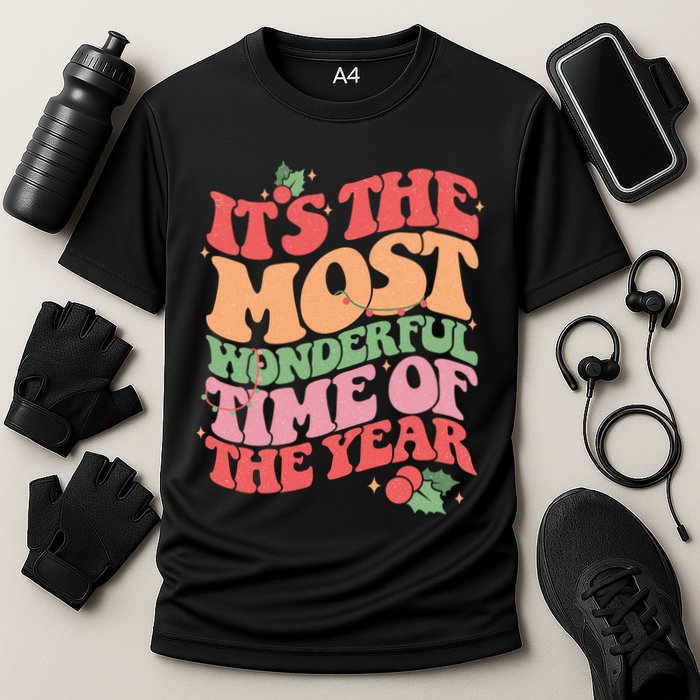 Its The Most Wonderful Time Of The Year Christmas Groovy Performance Shirt