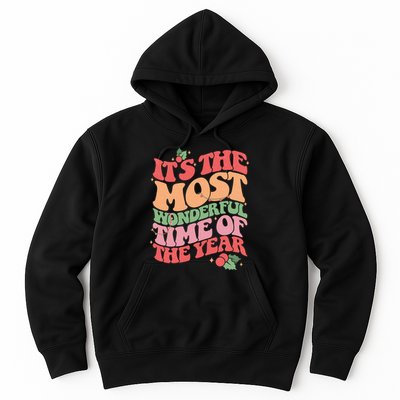 Its The Most Wonderful Time Of The Year Christmas Groovy Hoodie