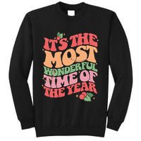 Its The Most Wonderful Time Of The Year Christmas Groovy Sweatshirt