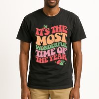 Its The Most Wonderful Time Of The Year Christmas Groovy Tall T-Shirt