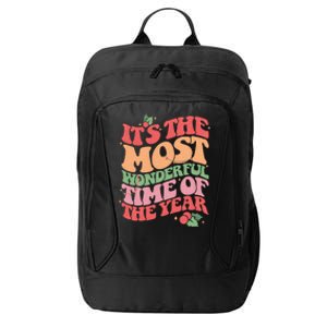 Its The Most Wonderful Time Of The Year Christmas Groovy City Backpack