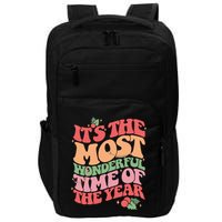 Its The Most Wonderful Time Of The Year Christmas Groovy Impact Tech Backpack