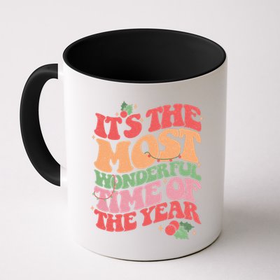 Its The Most Wonderful Time Of The Year Christmas Groovy Coffee Mug