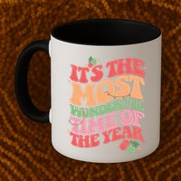 Its The Most Wonderful Time Of The Year Christmas Groovy Mug