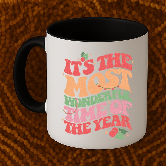 Its The Most Wonderful Time Of The Year Christmas Groovy Mug