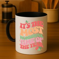 Its The Most Wonderful Time Of The Year Christmas Groovy Mug