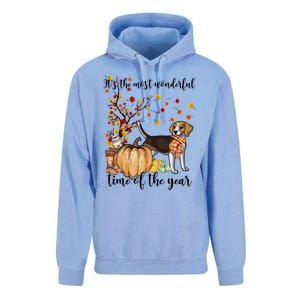 ItS The Most Wonderful Time Of The Year Beagle Funny Gift Unisex Surf Hoodie