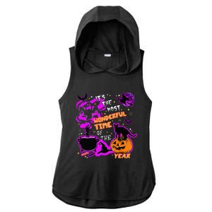 Its The Most Wonderful Time Of The Year Halloween Ladies PosiCharge Tri-Blend Wicking Draft Hoodie Tank