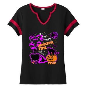 Its The Most Wonderful Time Of The Year Halloween Ladies Halftime Notch Neck Tee