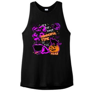 Its The Most Wonderful Time Of The Year Halloween Ladies PosiCharge Tri-Blend Wicking Tank