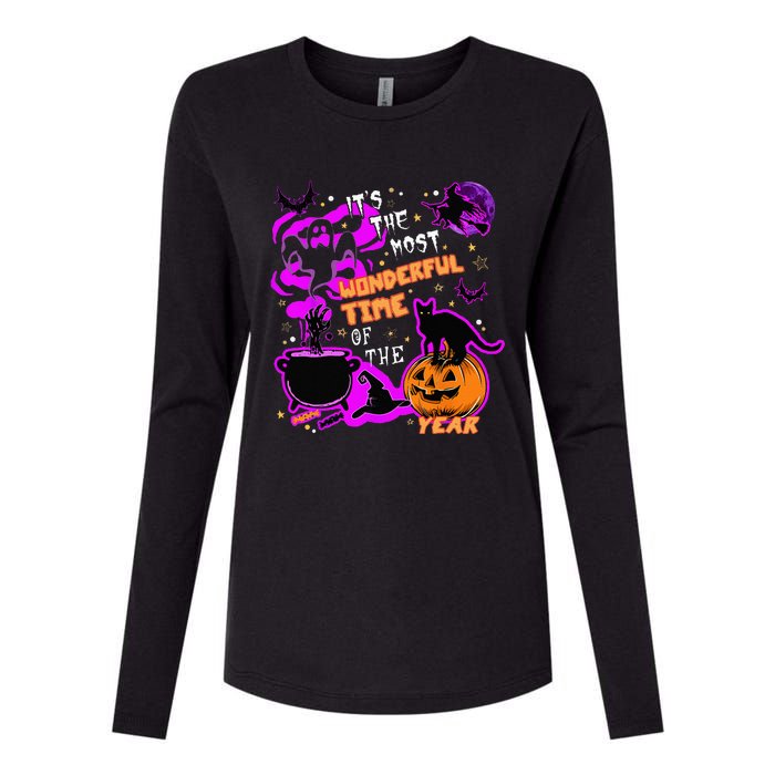 Its The Most Wonderful Time Of The Year Halloween Womens Cotton Relaxed Long Sleeve T-Shirt