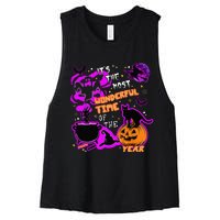 Its The Most Wonderful Time Of The Year Halloween Women's Racerback Cropped Tank