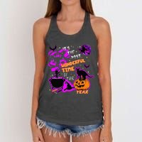 Its The Most Wonderful Time Of The Year Halloween Women's Knotted Racerback Tank