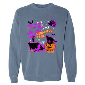 Its The Most Wonderful Time Of The Year Halloween Garment-Dyed Sweatshirt