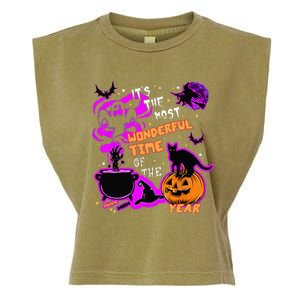 Its The Most Wonderful Time Of The Year Halloween Garment-Dyed Women's Muscle Tee