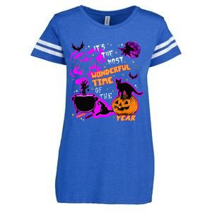 Its The Most Wonderful Time Of The Year Halloween Enza Ladies Jersey Football T-Shirt